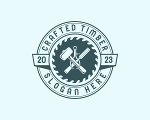 Carpenter Tool Saw logo design