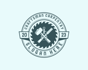 Carpenter Tool Saw logo design