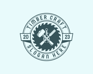 Carpenter Tool Saw logo design