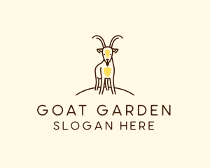 Pet Goat Farm logo design