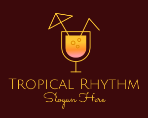 Cocktail Tropical Drink logo