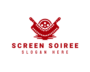 Movie Knife Horror logo design