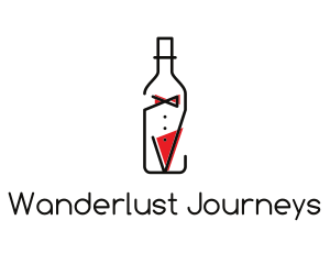 Alcohol Wine Bottle Suit logo
