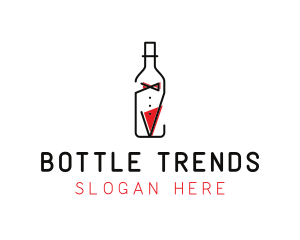 Alcohol Wine Bottle Suit logo