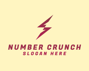 Electric Lightning Zigzag logo design