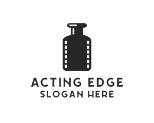 Film Ink Bottle logo design