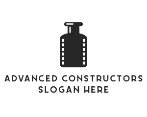 Film Ink Bottle logo design