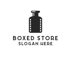 Film Ink Bottle logo design