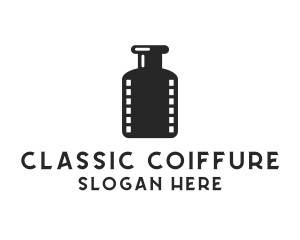 Film Ink Bottle logo design