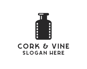 Film Ink Bottle logo design