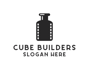 Film Ink Bottle logo design