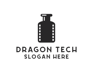 Film Ink Bottle logo design