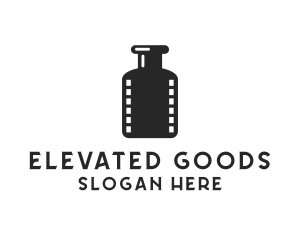 Film Ink Bottle logo design