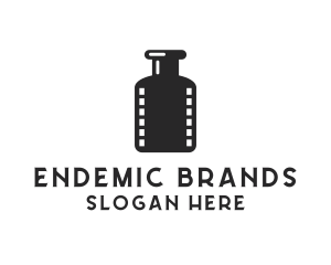 Film Ink Bottle logo design