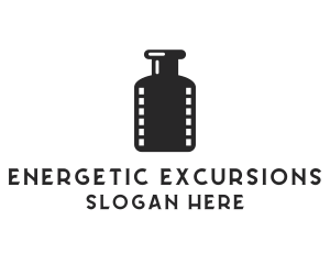 Film Ink Bottle logo design