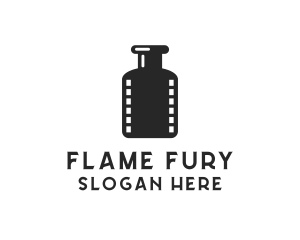 Film Ink Bottle logo design