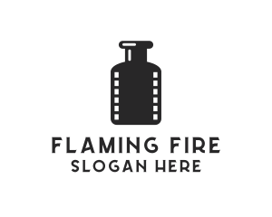 Film Ink Bottle logo design