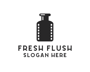 Film Ink Bottle logo design