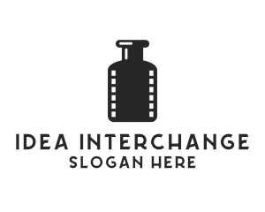 Film Ink Bottle logo design