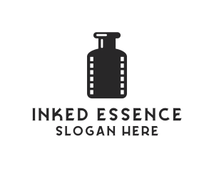 Film Ink Bottle logo design