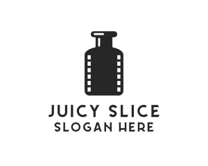 Film Ink Bottle logo design