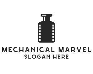 Film Ink Bottle logo design