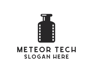 Film Ink Bottle logo design