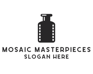 Film Ink Bottle logo design