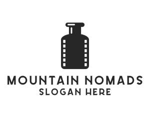 Film Ink Bottle logo design