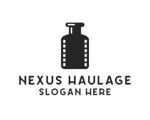 Film Ink Bottle logo design