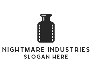 Film Ink Bottle logo design