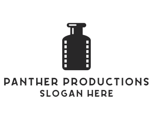 Film Ink Bottle logo design