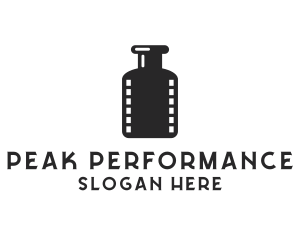 Film Ink Bottle logo design