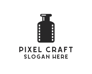 Film Ink Bottle logo design