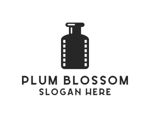 Film Ink Bottle logo design