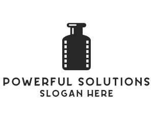 Film Ink Bottle logo design