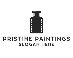 Film Ink Bottle logo design