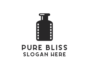 Film Ink Bottle logo design