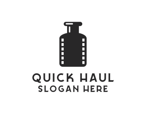 Film Ink Bottle logo design