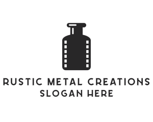 Film Ink Bottle logo design