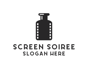 Film Ink Bottle logo design