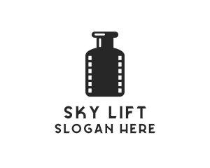 Film Ink Bottle logo design