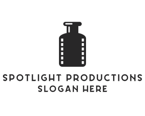 Film Ink Bottle logo design