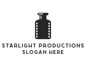 Film Ink Bottle logo design