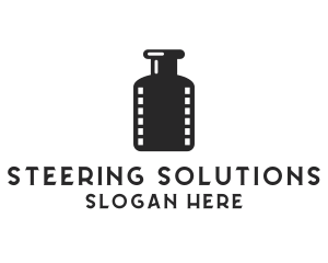 Film Ink Bottle logo design