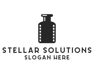 Film Ink Bottle logo design