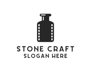 Film Ink Bottle logo design