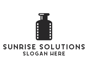 Film Ink Bottle logo design