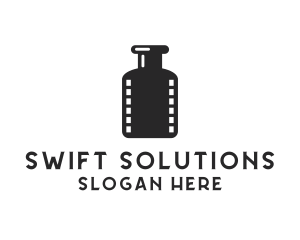 Film Ink Bottle logo design