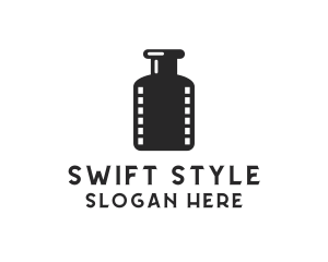 Film Ink Bottle logo design